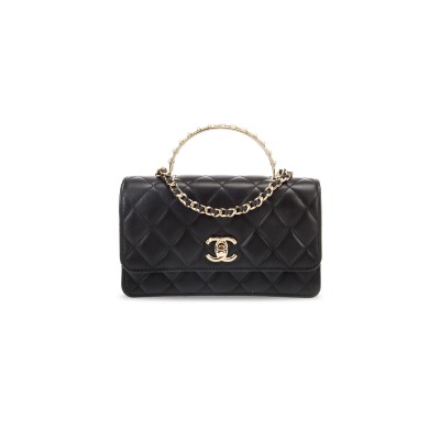 CHANEL MASTER PEARL HANDLE ORGAN BAG AS2364 (18.5*11*5cm)